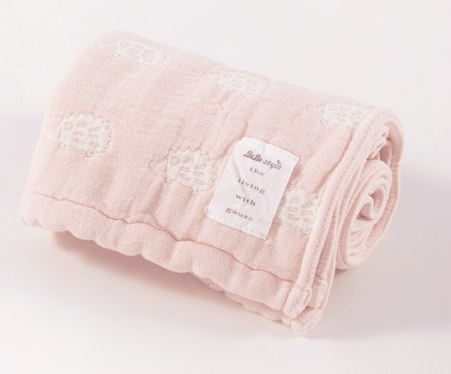 Imabari Pengpengsha Made In Japan Quadruple Yarn Towel Gentle Hedgehog Pink Shop Bebe Style Towels Pinkoi