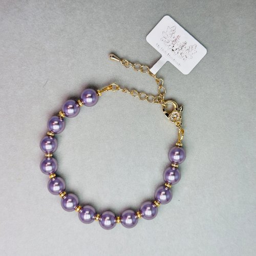 My Little Handmade 手作仔 奧地利Swarovski 珍珠手鏈 JW62H-003