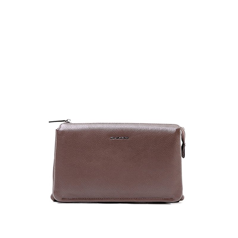 CUMAR 真皮/包包/ NAPA 手包 / NAPA CLUTCH BAG - 手拿包 - 真皮 咖啡色