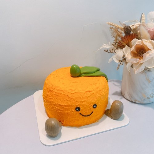 鑠咖啡/甜點專賣店 生日蛋糕 臺北 中山/松山 咖啡課程教學 客製化蛋糕 可愛橘子 立體造型蛋糕 生日蛋糕 客製化蛋糕 鑠甜點 紀念日 6吋