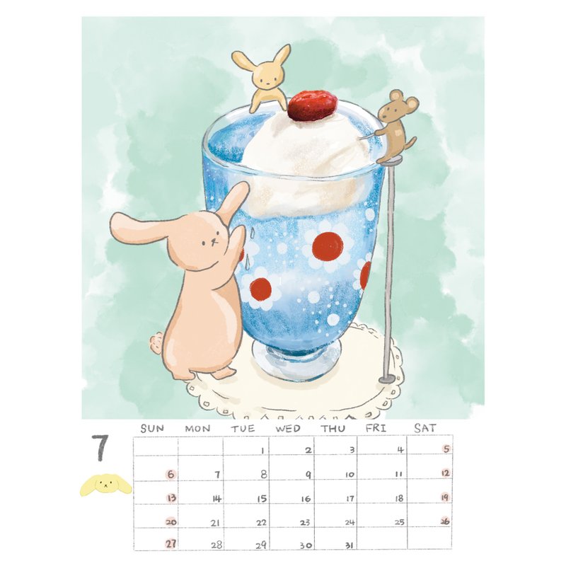 Fantasy Bubble Calendar - ปฏิทิน - กระดาษ 