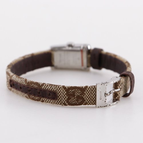 日本直送】グッチ GUCCI 腕時計 8600L SS×GGキャンバス クオーツ