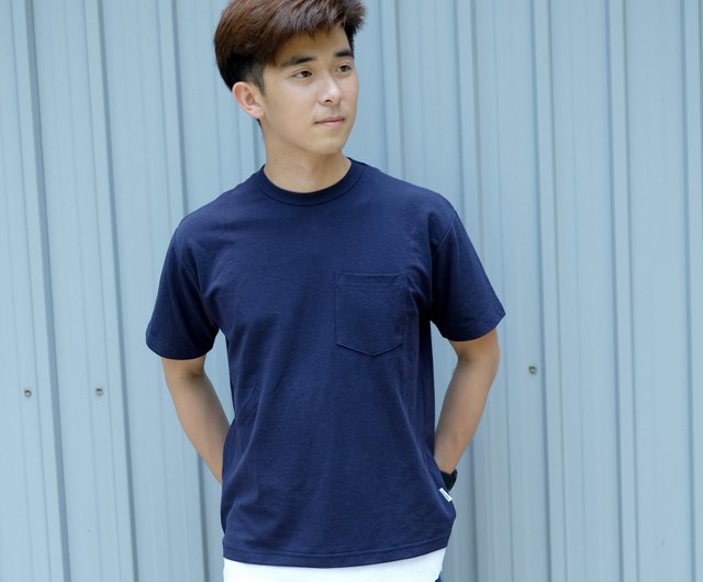 Fake Layer Pocket Tee /cotton/shirt/henley - Shop boysnextdoor