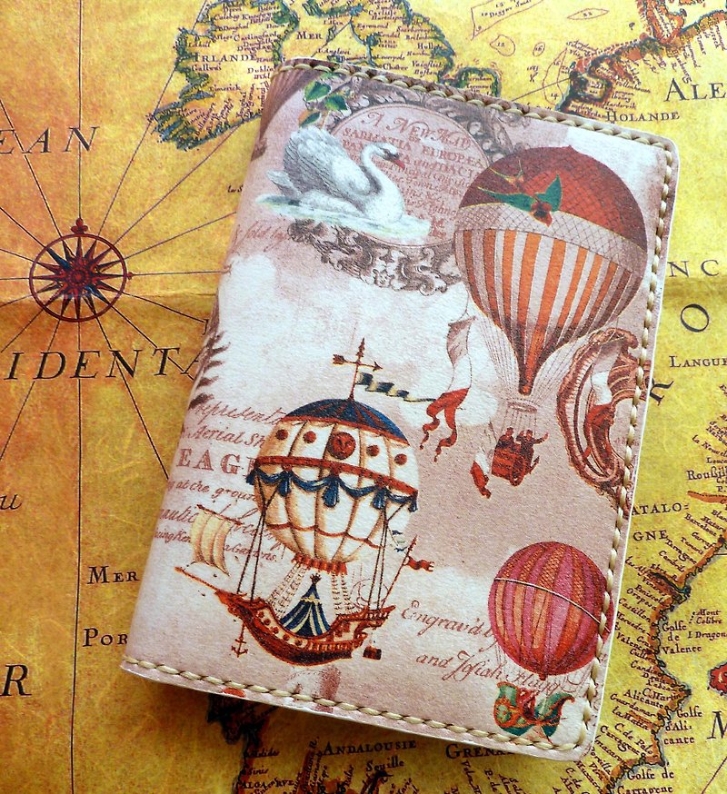 Hand-stitched leather passport holder - Passport Holders & Cases - Genuine Leather 
