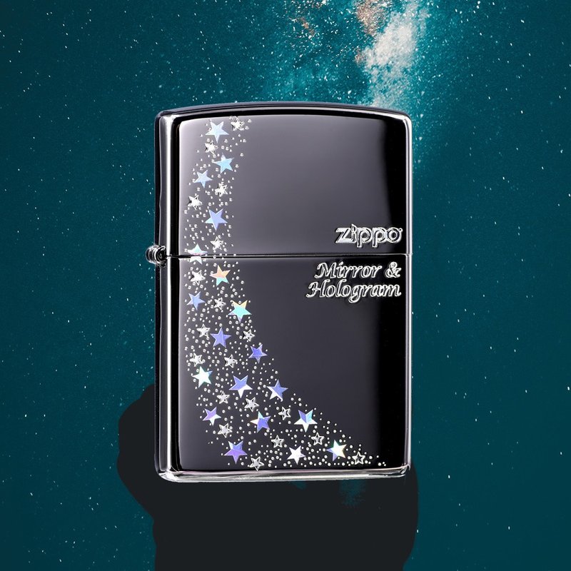 【ZIPPO官方旗艦店】絢麗七彩繁星防風打火機 ZA-2-113A - 其他 - 銅/黃銅 黑色