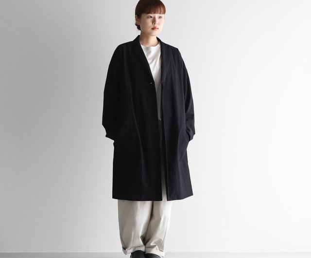 HUIS】 Typewriter Cloth Loose-Fitting Silhouette Jacket【Enshu