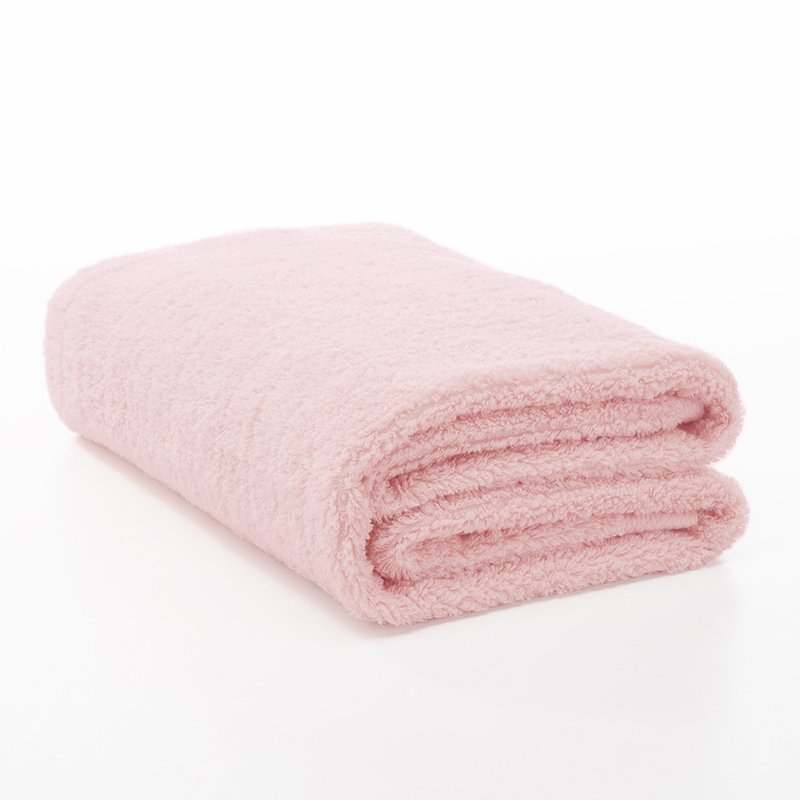 [Japan Taoxue] Japanese Imabari Extra Long Cotton Bath Towel-Pink - Towels - Cotton & Hemp Pink