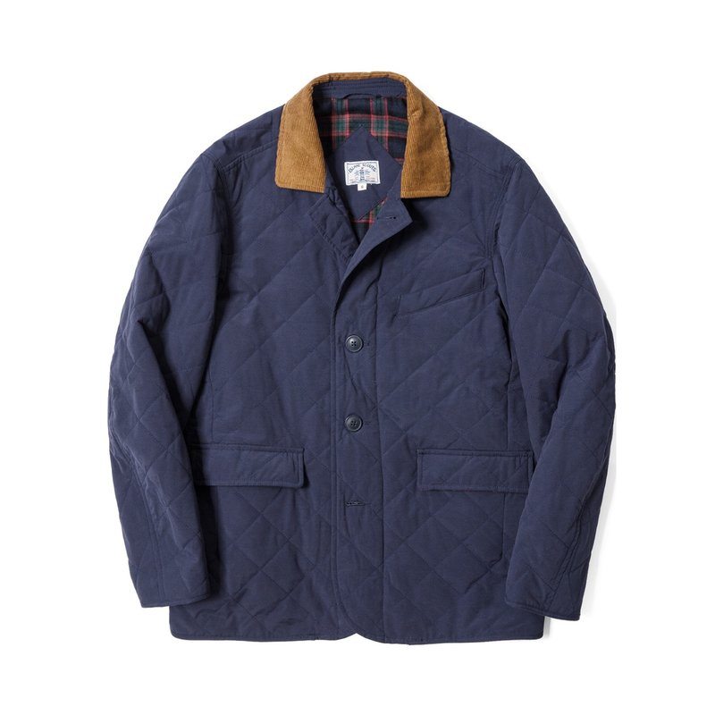 ISLAND SCOUTS AW19 防水間棉復古西裝外套-海軍藍色 - 女西裝外套 - 防水材質 藍色