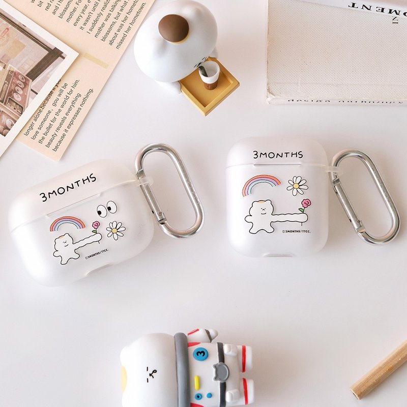 3MONTHS Flower Matte AirPods Protective Case - ที่เก็บหูฟัง - พลาสติก หลากหลายสี