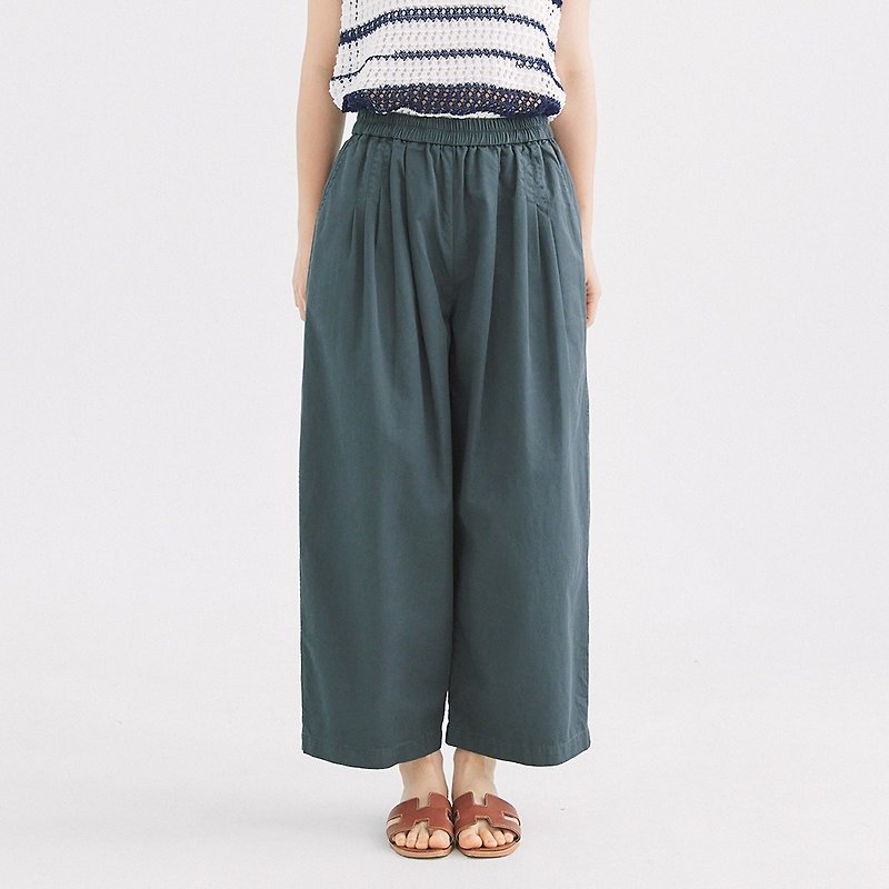 【Simply Yours】Washed cotton pants gray F - กางเกงขายาว - ผ้าฝ้าย/ผ้าลินิน สีเทา