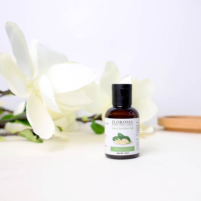 白蘭花納米消毒搓手液 White Orchid Hand Sanitizer - 香水/香膏 - 其他材質 白色