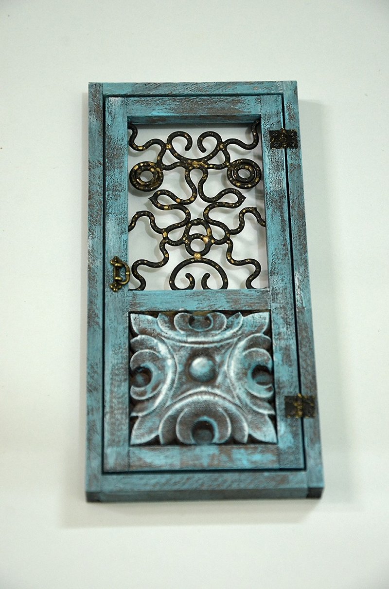 Pocket Model. Miniature. European Iron Gate (7) - Wood, Bamboo & Paper - Wood 