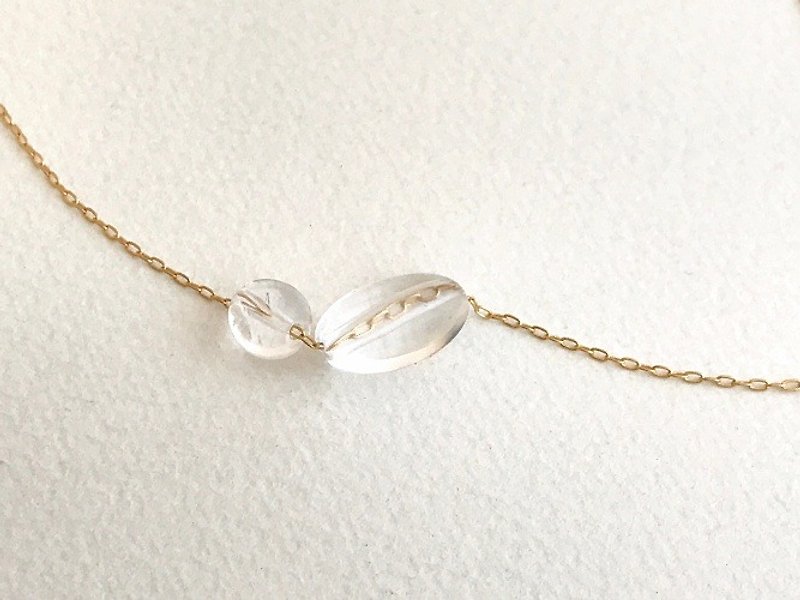 Lack（necklace） - Necklaces - Gemstone Gold