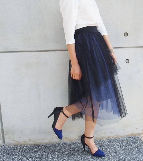 The protagonist of the story - multi-layered skirt / / wind chime