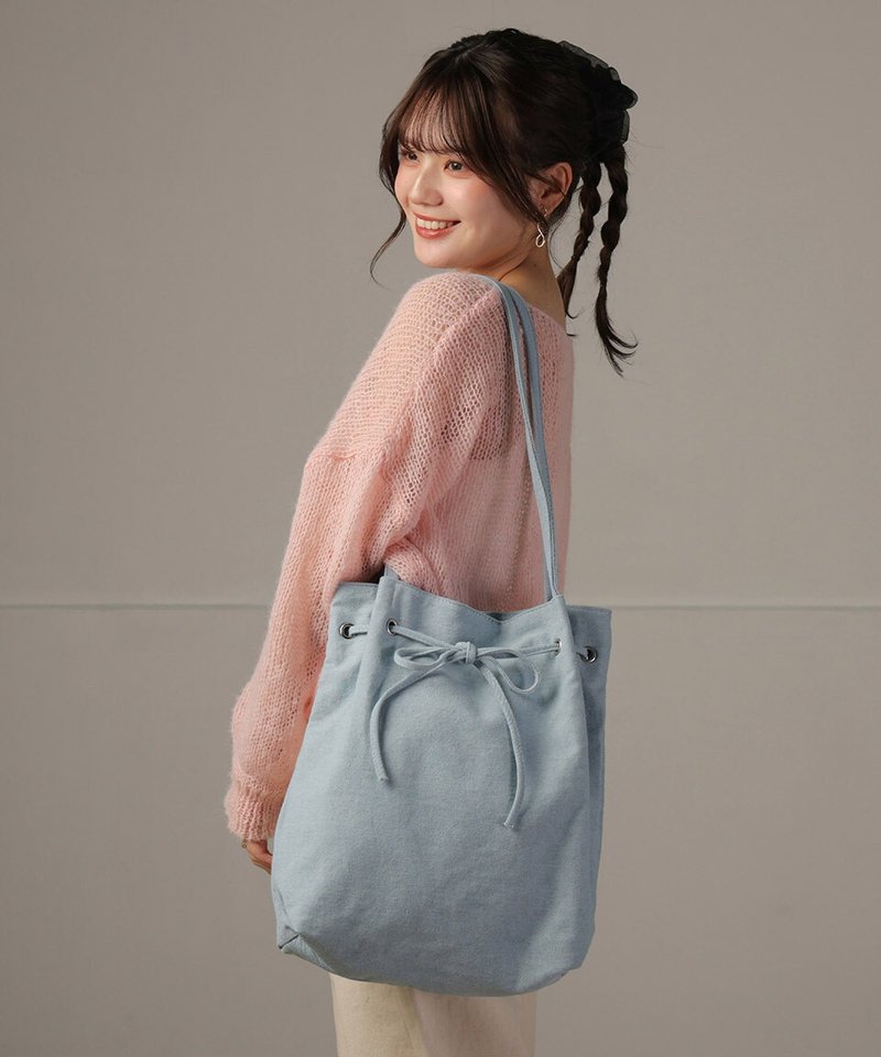 日本 Altrose | Maril Tote Bag | 手提包 | 斜肩包 - 側背包/斜背包 - 人造皮革 藍色