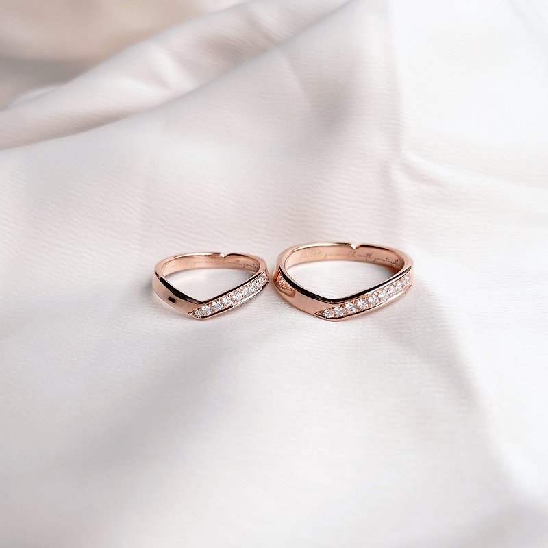 Day Life・Textured handmade wedding ring - Metalsmithing/Accessories - Precious Metals 