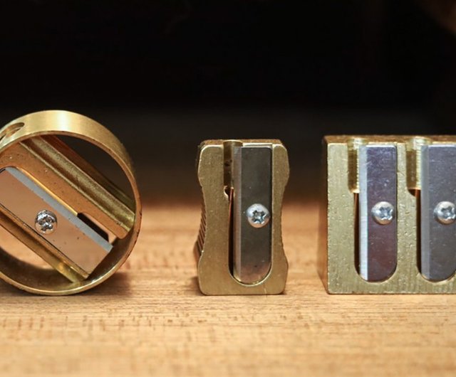 DUX クラシック真鍮製斜め刃シングル穴鉛筆削り - ショップ Laszlo Co