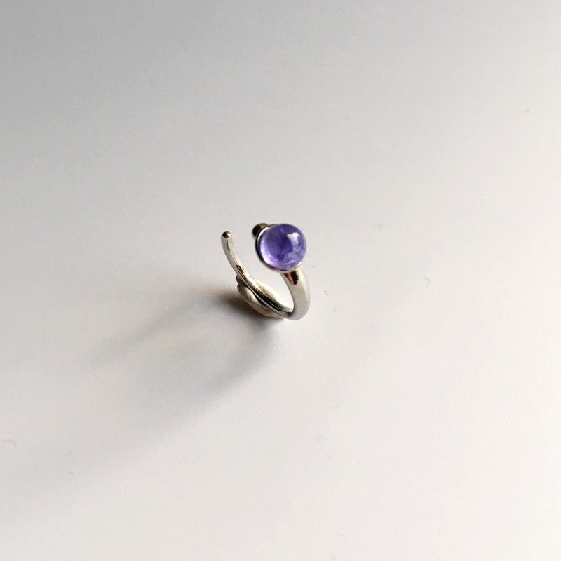 Tanzanite Ear Cuff December Birthstone Ear Cuff one ear - Earrings & Clip-ons - Gemstone Purple