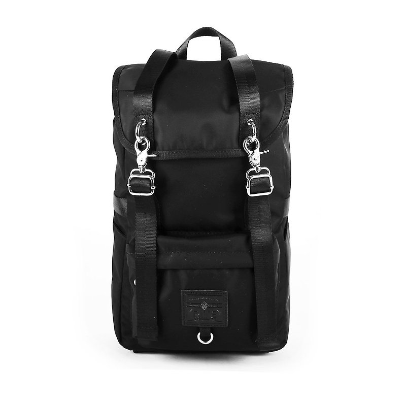 RITE City Series - Jun Dai bag (M) - Nylon black - กระเป๋าเป้สะพายหลัง - วัสดุกันนำ้ สีดำ