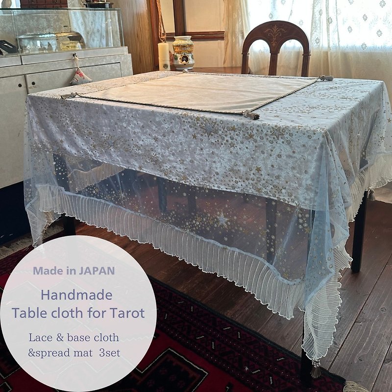 ผ้าปูโต๊ะและผ้าไพ่ทาโรต์ชุด 3 ชิ้น สุดเก๋ 　โหราศาสตร์  Design - อื่นๆ - วัสดุอื่นๆ 