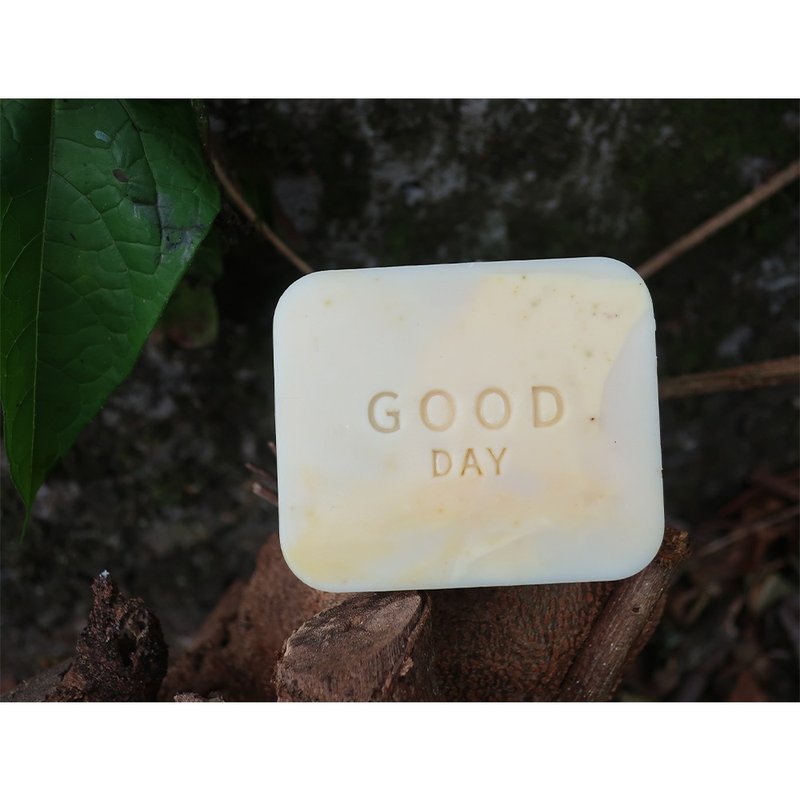 【皂章B62】GOOD DAY 簡約英文字章 哈囉 / 再見 壓克力肥皂章 - 蠟燭/香氛/手工皂 - 壓克力 