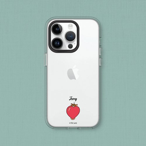 犀牛盾RHINOSHIELD Clear手機殼∣湯姆貓與傑利鼠/貼紙系列-愛心傑利鼠 for iPhone