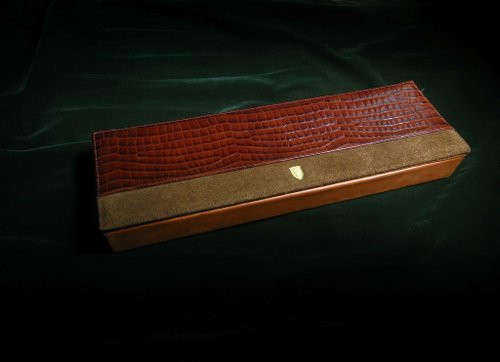 老時光 OLD-TIME 【老時光 OLD-TIME】早期二手歐美風格菸草打火機相關用品收納盒