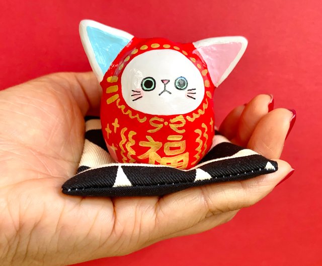 招き猫猫 【大】黒 - ショップ megumix 置物 - Pinkoi