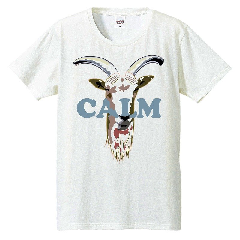 Tシャツ / CALM - Tシャツ メンズ - コットン・麻 ホワイト