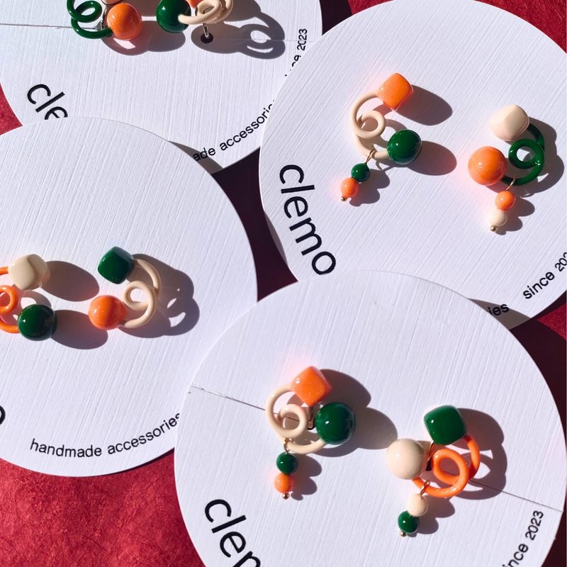 くるりんちょん お野菜【ピアス/イヤリング】 - ピアス・イヤリング - その他の素材 多色