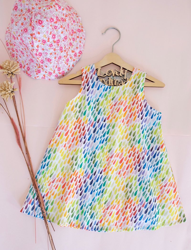 One Piece Dress for Girl Dress for her Gift for Girl Birthday Gift - Skirts - Cotton & Hemp Multicolor