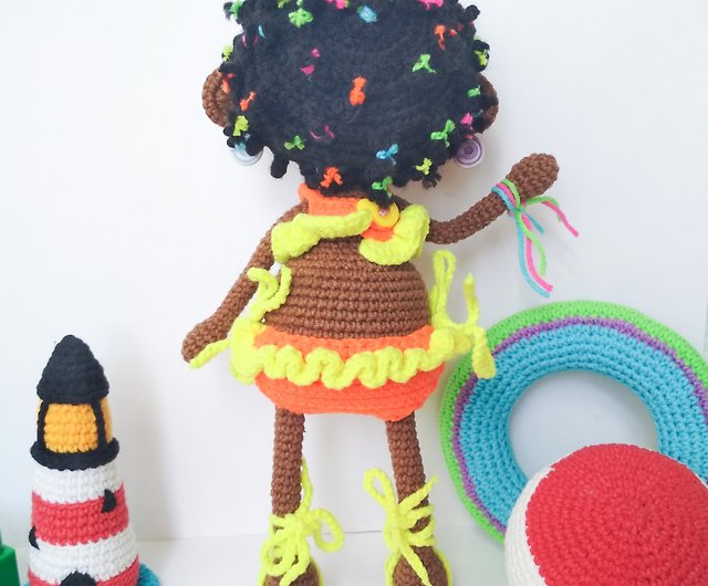 Crochet Doll Pattern Crochet African American Doll 