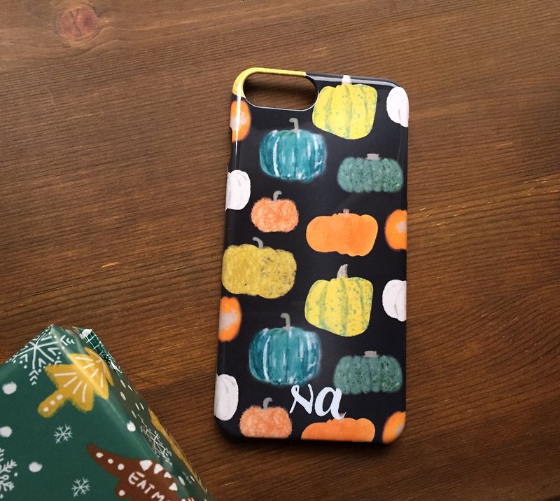 Pumpkin phone case iPhone 7 matte phone case can be customized phone case - Phone Cases - Plastic Orange