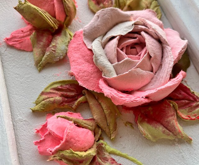 薔薇の絵画　縦32センチ橫26センチ 薔薇の絵画 縦32センチ橫26センチ Amazon.co.jp: 絵画「赤いバラ