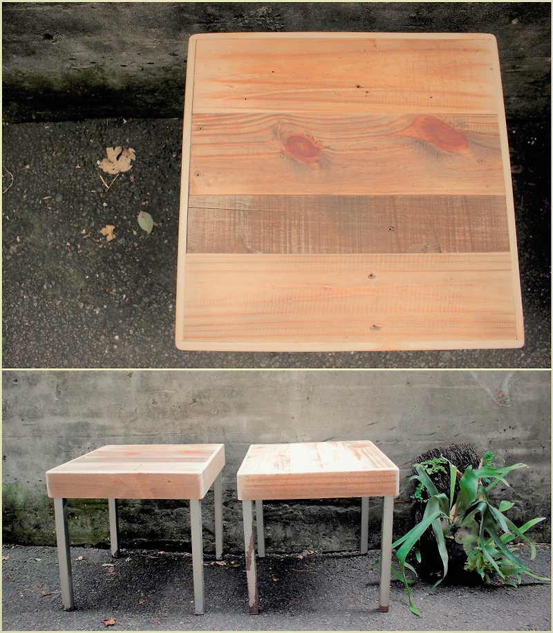 木製足台の変換のための鉄の手 - その他の家具 - 木製 ブラウン