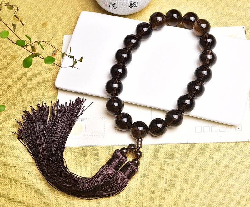 天然茶水晶車掛 聚財 車內最佳掛件 - 吊飾/掛飾 - 水晶 