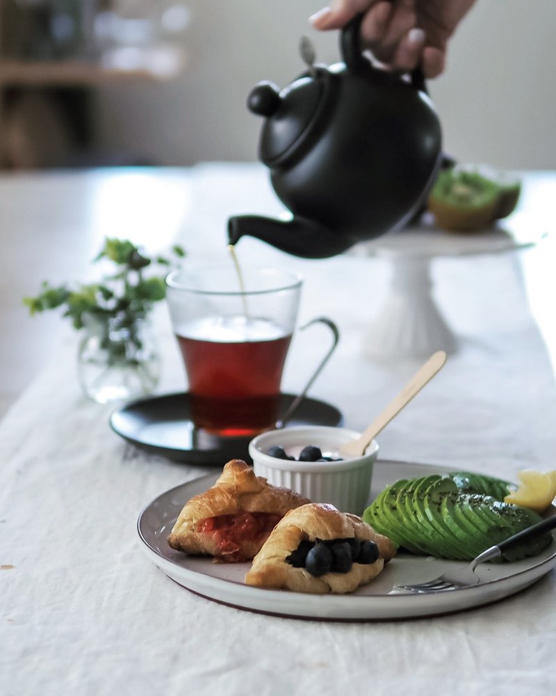 London Pottery Teapot 2 Cup Matte Black - Teapots & Teacups - Pottery Black