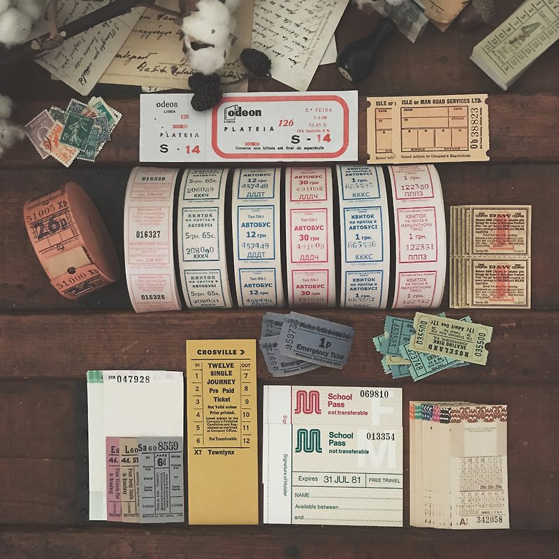 Good Bag-The last count of retro ticket rolls - Other - Paper 