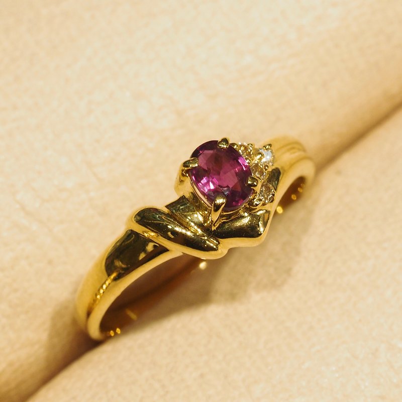 18K Gold The Ruby Venus Ring - แหวนทั่วไป - เครื่องประดับ 