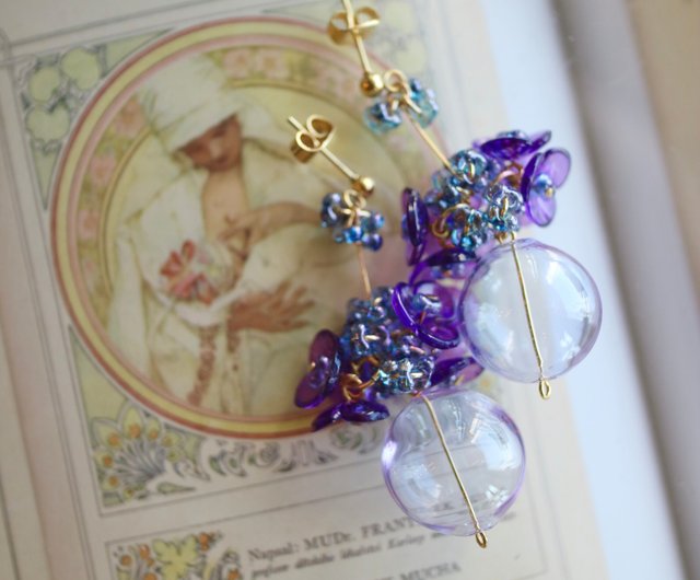 美品】SISI JOIA シシジョイア フラワーガラスピアス - メルカリ