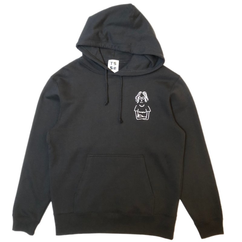 TSSe SINGER 10oz HOODIE - Unisex Hoodies & T-Shirts - Cotton & Hemp Black