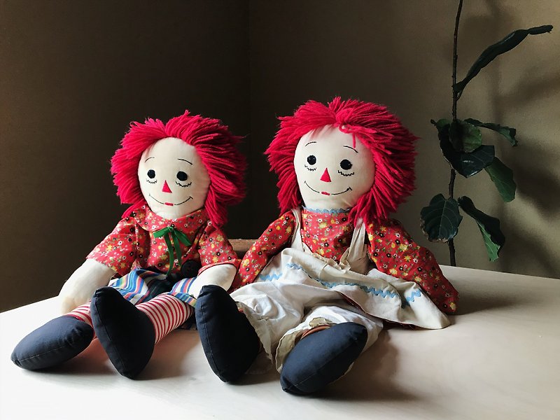 美國經典古董娃娃Andy&Ann - 嬰幼兒玩具/毛公仔 - 其他材質 