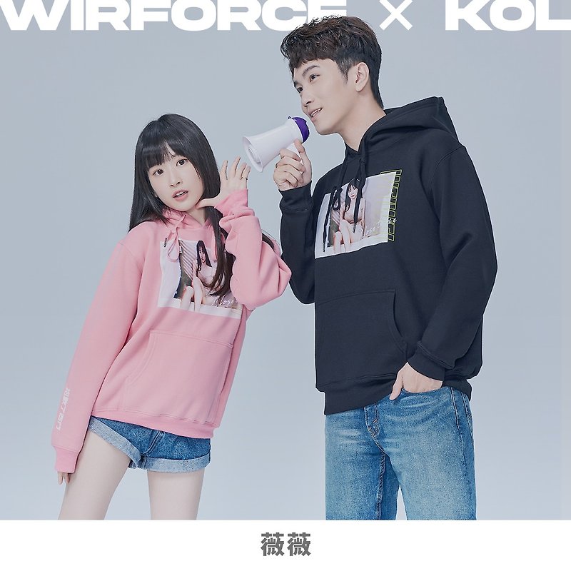 【WirForce 2022 Joint Series】Sorry Ximen-Wei Wei Joint Cap T (Black) - Unisex Hoodies & T-Shirts - Cotton & Hemp Black