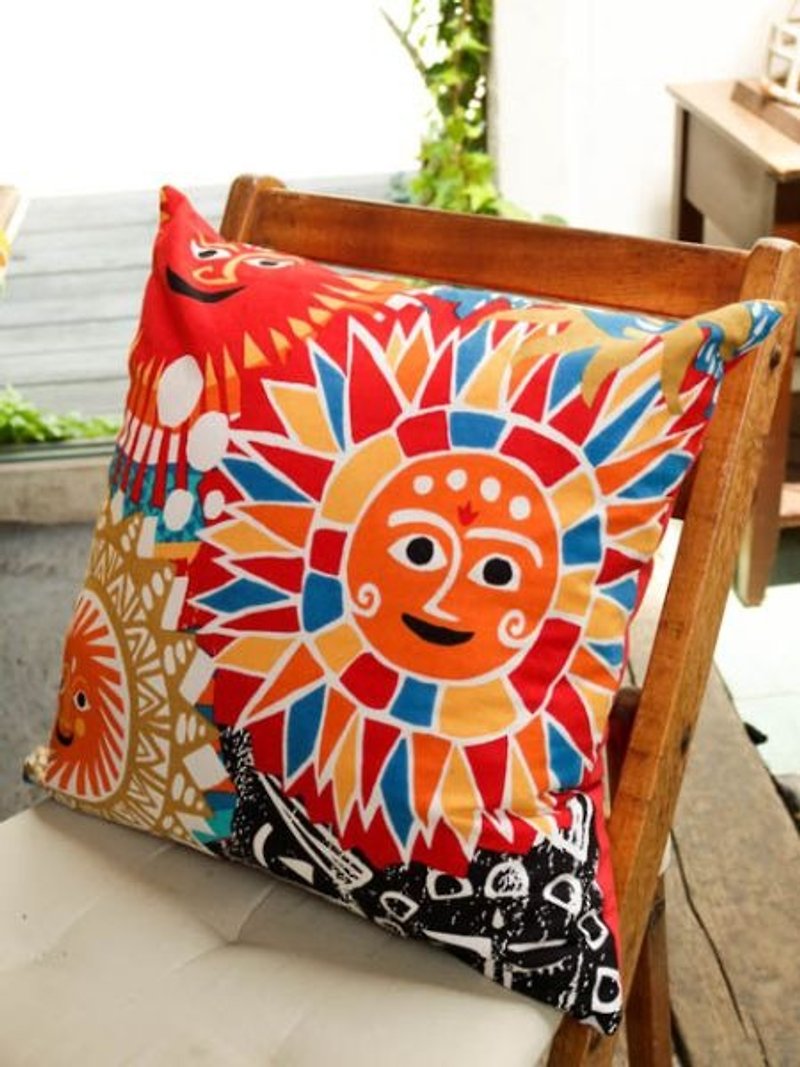 【預購中】✱太陽的聚會抱枕套✱(三色) - 裝飾/擺設  - 棉．麻 多色
