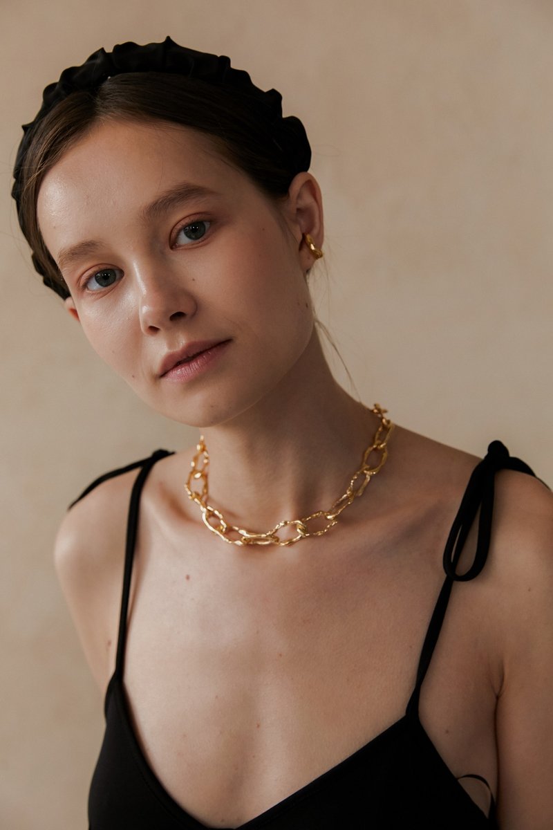 Layers of layered 01 N - Chokers - Copper & Brass 