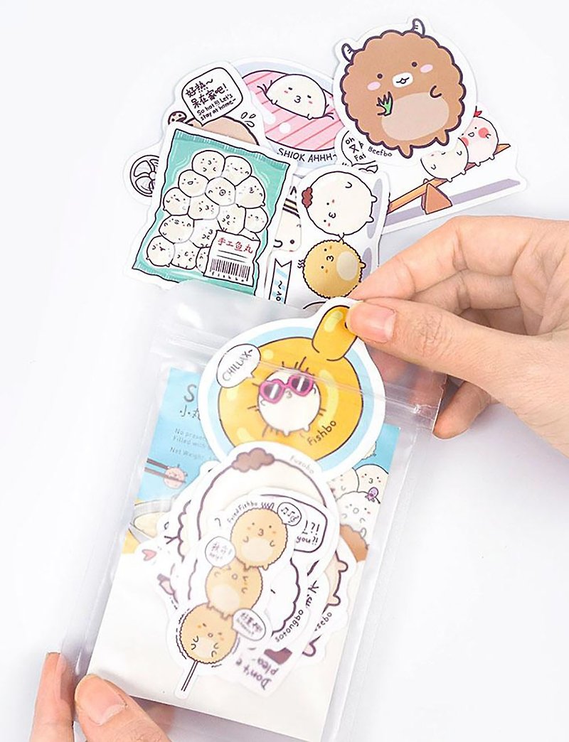 小丸家 贴纸  Sumoboru Stickers Pack (16 stickers) - 貼紙 - 紙 