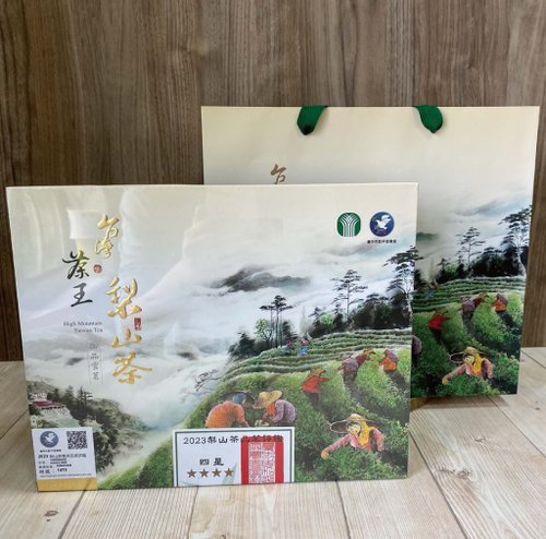 鶴茗茶業｜臺灣茶品牌 2024春季 和平區農會 梨山高山茶王比賽茶 四星獎 (150克X2罐/盒)