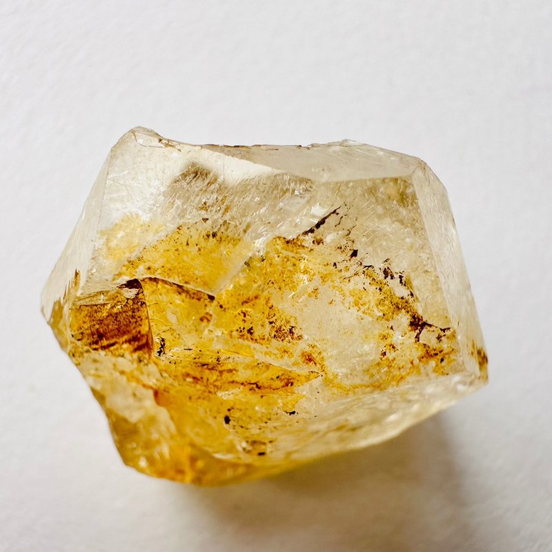 巴基斯坦黃泥骸骨水晶 銀11開窗骨幹水晶 原石原礦標 磁場脈輪 - 擺飾/家飾品 - 其他材質 金色