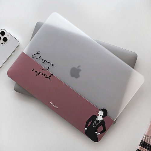 FITZORY] European and American Celebrity Series - Coco Chanel  Macbook Case  - Shop hello-fitzory Tablet & Laptop Cases - Pinkoi