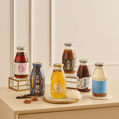 谷溜谷溜 幸福養生飲品.一式情酥 Guliu Guliu 【谷溜谷溜】珍藏五行防護(綜合組) |白木耳飲 養生 (無禮盒)